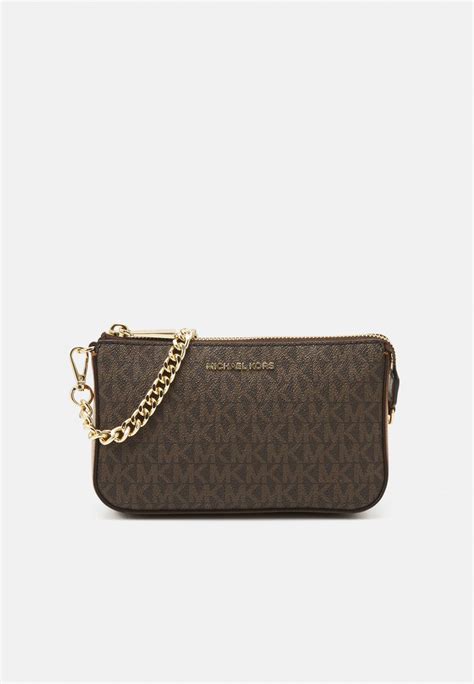 michael kors chain pouchette bag|Michael Kors pochette jet set.